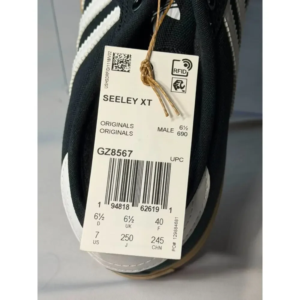 Adidas Seeley XT Men's Size 6.5 Black/White/Gum Skate Shoes New with Tags GZ8567